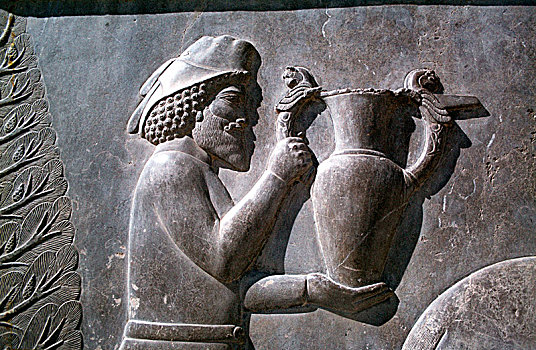 浮雕,亚美尼亚人,男人,阿帕达纳宫,波斯波利斯,伊朗