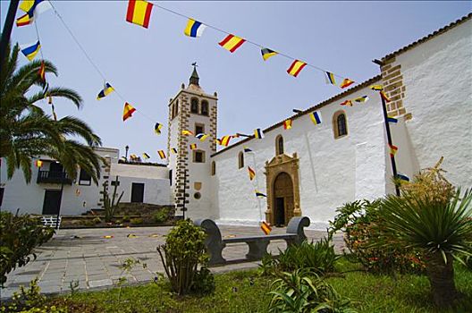 教区教堂,富埃特文图拉岛,加纳利群岛,西班牙