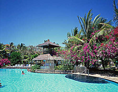 度假酒店,巴厘岛,印度尼西亚