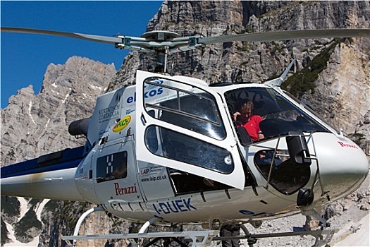 山,救助,直升飞机,意大利阿尔卑斯山