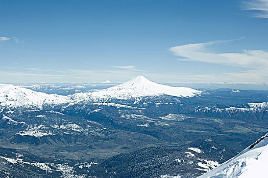 雪冠,山地,风景