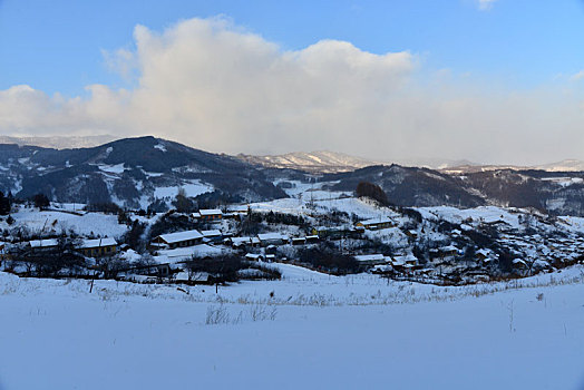 冬季吉林雪村-松岭美景如画