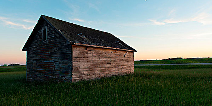 谷仓,草原,地点,曼尼托巴,加拿大