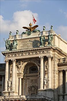 霍夫堡,皇宫,国家图书馆,维也纳,奥地利,欧洲