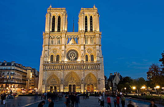 巴黎,圣母大教堂,法国,欧洲