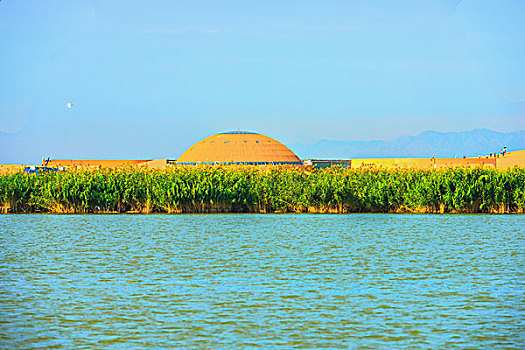 宁夏回族自治区,沙湖美景