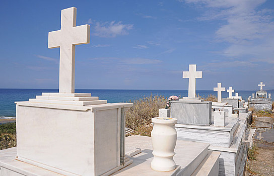 希腊,东正教堂,墓地,克里特岛,欧洲