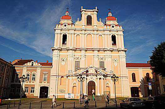 教堂,历史,中心,维尔纽斯,立陶宛,欧洲