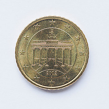 德国,50分,硬币