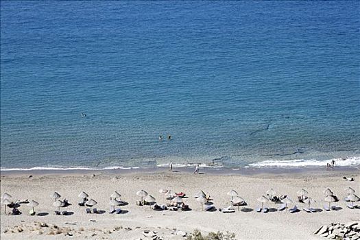 海滩,克里特岛,希腊