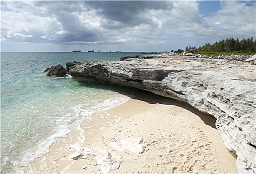 大巴哈马岛,海岸线