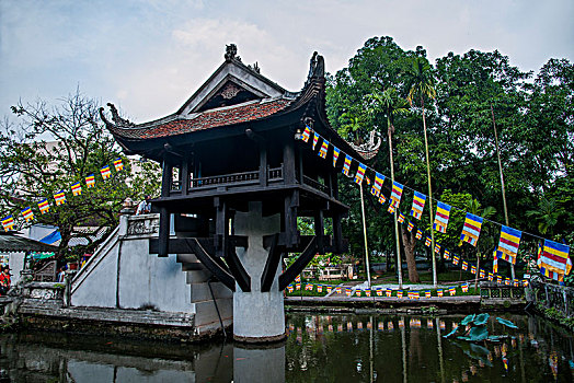 越南河内独柱寺寺院