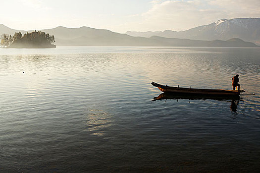 泸沽湖风光