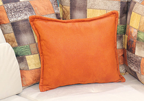 橙色,装饰,枕头