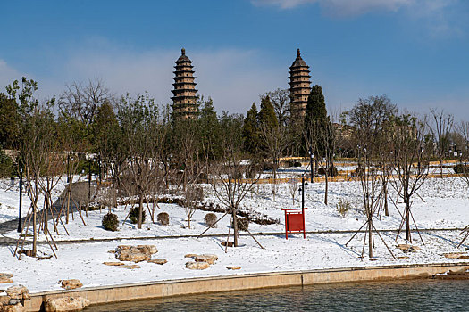 太原永祚寺,双塔寺