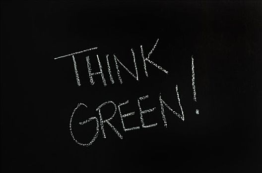 思考,绿色,书写,黑板