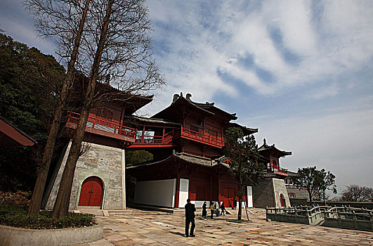 佛迹寺,寺院,寺庙,庙宇,古建筑,秦代