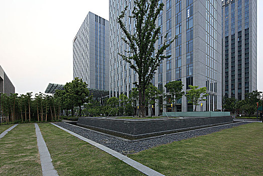 杭州东部国际商务中心地块景观