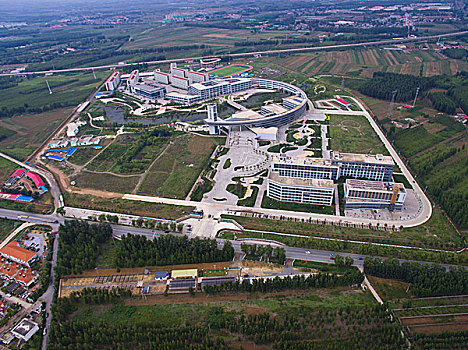 秦皇岛环保学院,大学,校园,航拍,全景,教育,北戴河,建筑