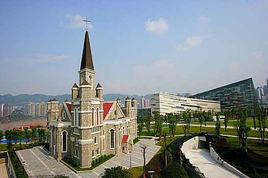 重庆最宏伟的哥特式风格教堂福音堂