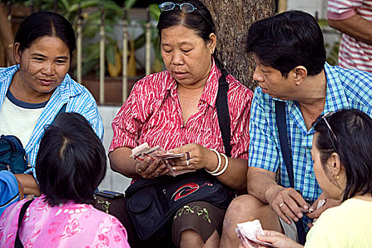 路边,出售,钱,泰国,一月,2007年
