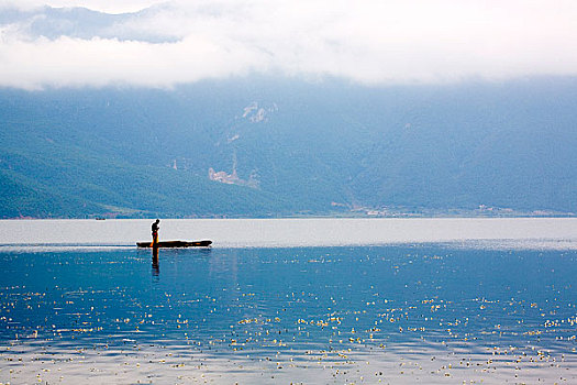 四川,云南泸沽湖