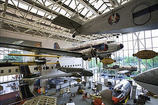 飞机模型,室内,博物馆,国家,航空航天博物馆,华盛顿特区,美国