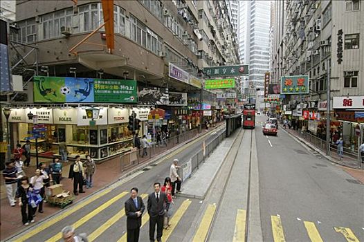 交通,街道,香港,中国