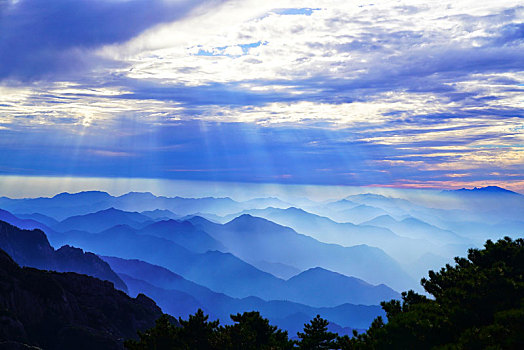 黄山美景