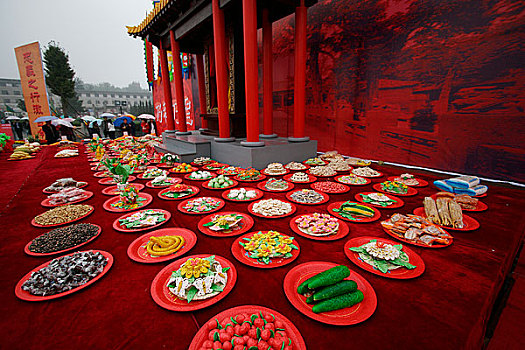 关林地区祭奠时用的面食