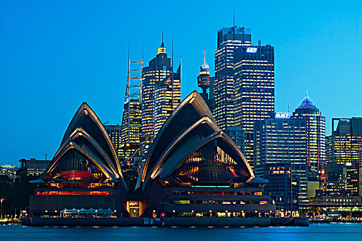 剧院,城市天际线,水岸,悉尼歌剧院,悉尼,新南威尔士,澳大利亚