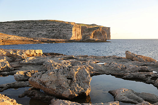 马耳他,海岸线,地中海