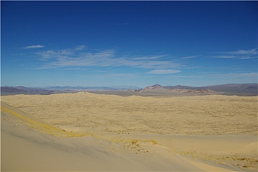 莫哈韦沙漠,沙丘,普罗维登斯,山,加利福尼亚
