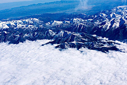 云海,山脉,群山,雪山