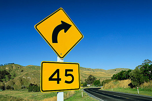 交通标志,新西兰,北岛
