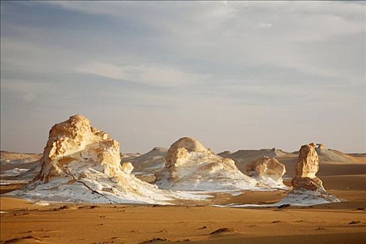 岩石构造,白沙漠,埃及