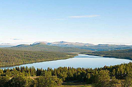 湖,奥普兰,挪威,斯堪的纳维亚,北欧,欧洲
