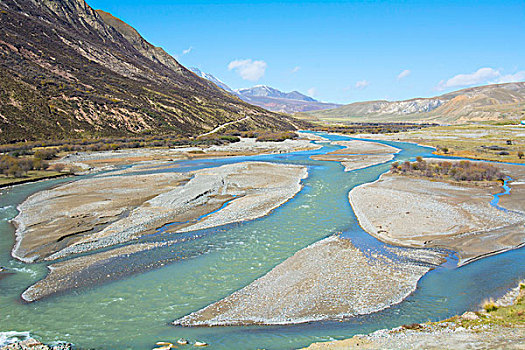 黑河流经祁连山自然保护区油葫芦分区