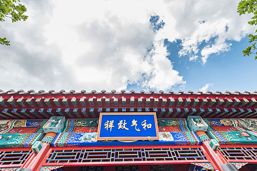 2019中国北京世园会北京园的园林建筑