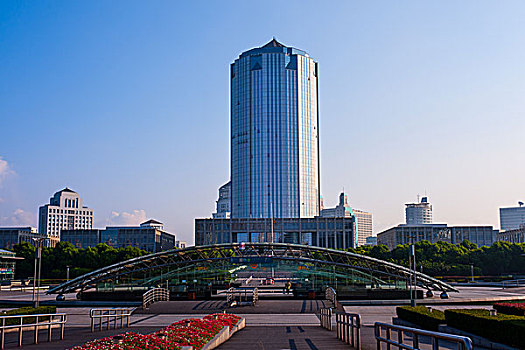 上海自贸区及浦东地标性建筑