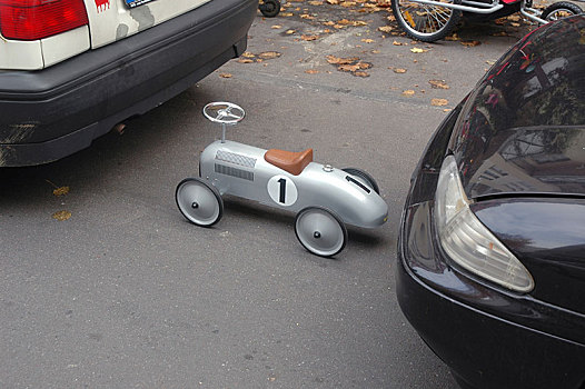 不同尺寸,小,玩具车,停车场,柏林,德国,欧洲