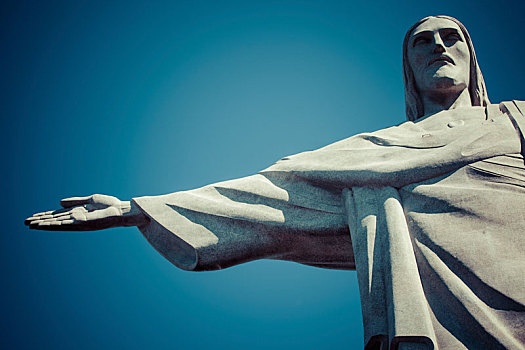 耶稣,救世主,上面,科尔科瓦多,山,里约热内卢,巴西