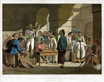 英国人,商品,1858年
