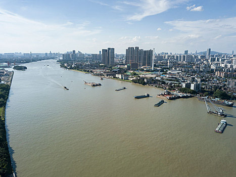 航拍,城市,建设