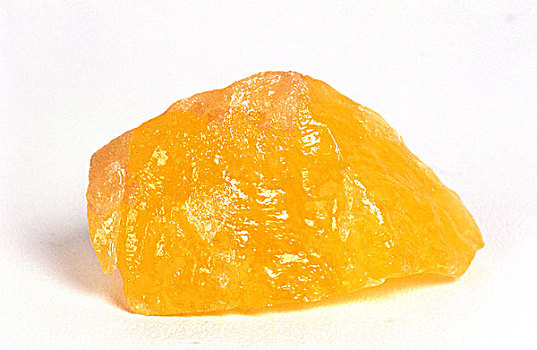 橙色,石头,白色背景