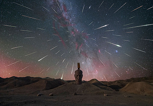 甘肃瓜州户外雕塑星空银河