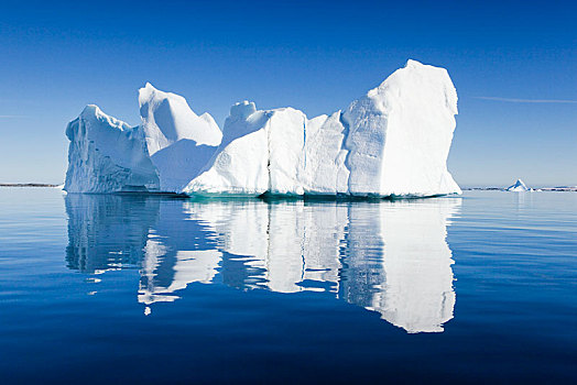 冰山,反射,水,南极半岛,南极