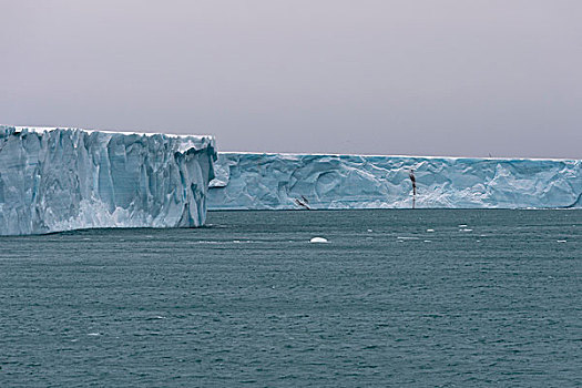 冰河,正面,北半球,斯瓦尔巴群岛,斯瓦尔巴特群岛,挪威,欧洲