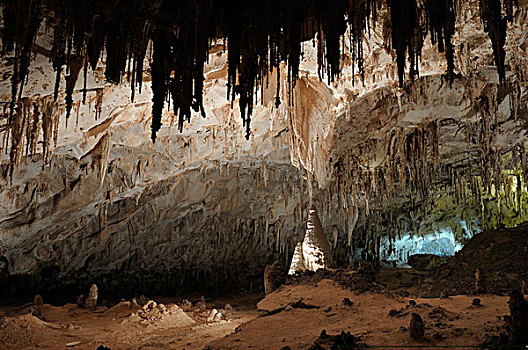 洞穴,卡尔斯巴德洞穴国家公园,新墨西哥,美国