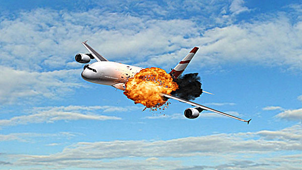 大连军用飞机爆炸图片